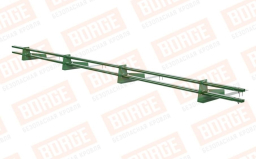 Снегозадержатель трубчатый Borge для гибкой черепицы оцинкованный RAL 6002, 3 м