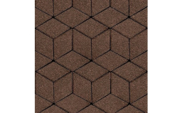Плитка тротуарная SteinRus Полярная звезда Б.5.Ф.8 Native, коричневый, 200*200*80 мм