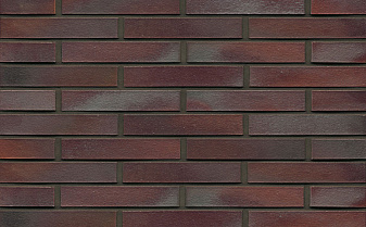 Кирпич клинкерный Muhr 10 Violettblau geflammt гладкий, 240*90*40 мм