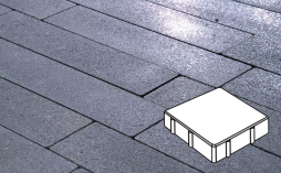 Плитка тротуарная Готика, City Granite FINO, Квадрат В.1.К.8, Амфиболит, 150*150*80 мм