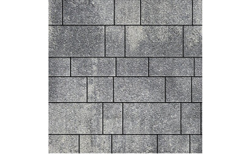 Плитка тротуарная SteinRus Инсбрук Тироль Б.4.Псм.6 Native, ColorMix Актау, толщина 60 мм