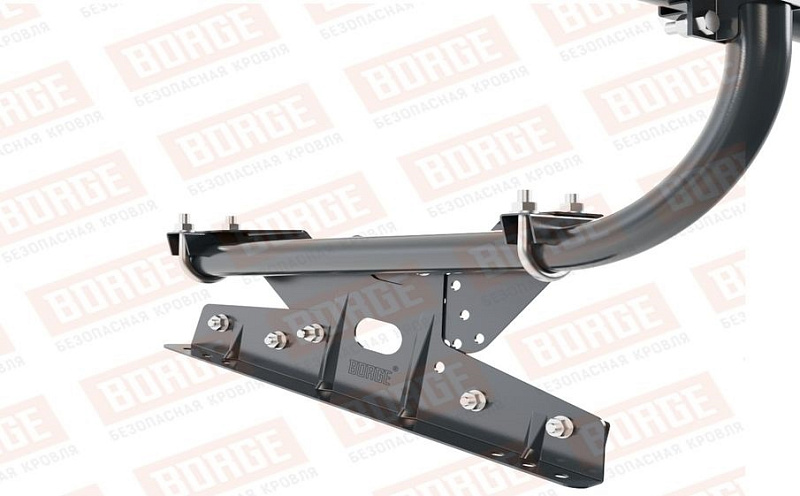 Кровельное ограждение Borge для фальцевой кровли оцинкованное RAL 7016, 300*60 см