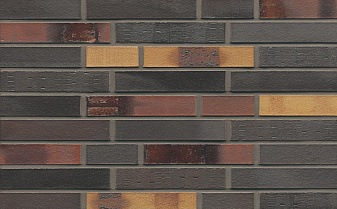 Кирпич клинкерный Muhr 40 Kobalt Spezial geflammt гладкий, 290*60*52 мм