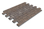 Плитка тротуарная SteinRus Прямоугольник А.6.П.4, гладкая, Сепия, 200*100*40 мм