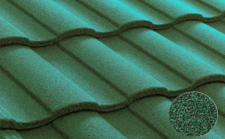 Композитная черепица рядовая Metrotile Roman Green
