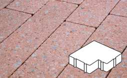 Плитка тротуарная Готика, City Granite FINERRO, Калипсо Б.2.Ф.6, Травертин, 200*200*60 мм