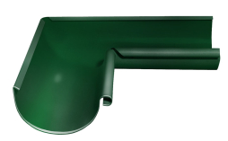 Угол желоба Grand Line 90 градусов Rooftop dRain PU RAL 6005 зеленый мох