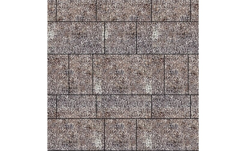 Плитка тротуарная SteinRus Инсбрук Тироль Б.4.Псм.6, Old-age, ColorMix Сепия, толщина 60 мм