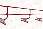 Кровельное ограждение Borge для фальцевой кровли оцинкованное RAL 3003, 300*60 см