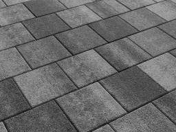 Плитка тротуарная Квадрат А.2.К.4 листопад гранит антрацит, 200*200*40 мм