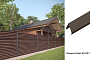 Забор-жалюзи Aquasystem PE MATT RoofTop Бархат, Estet 60, RR 32, гладкая
