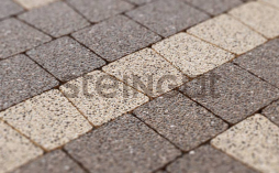 Плитка тротуарная Steingot Премиум, Классика Арко, дробеструйная обработка, Caramello, толщина 60 мм