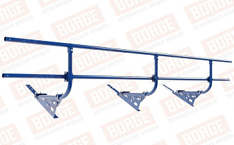 Кровельное ограждение Borge для черепичной кровли оцинкованное RAL 5005, 300*60 см