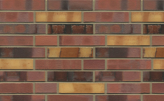 Кирпич клинкерный Westerwaelder Klinker Nr 21SF Gelbbraunrot Spezial, 240*115*52 мм