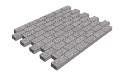 Плитка тротуарная SteinRus Прямоугольник Б.6.П.6 Backwash, Каспий, 200*100*60 мм