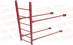 Лестница фасадная Borge (нижняя секция) оцинкованная RAL 3003, 1,8 м
