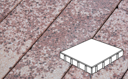 Плитка тротуарная Готика, City Granite FINERRO, Квадрат В.4.К.10, Сансет, 400*400*100 мм