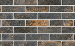 Клинкерная плитка под кирпич BestPoint Exclusive Metal Dark 245*65*8,5 мм