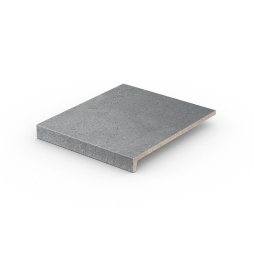 Клинкерная ступень прямоугольная рядовая Loftstufe Stroeher Zoe 970 grey 294х340х35х11 мм