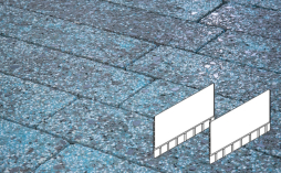 Плитка тротуарная Готика Granite FINERRO, Плита AI Б.7.Ф.8, Азул Бахия 700*500*80 мм