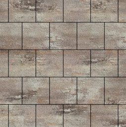 Плитка тротуарная SteinRus Валенсия Б.3.К.8, Native, ColorMix Берилл, 300*300*80 мм