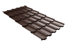 Grand Line Kvinta plus 3D Rooftop Matte RAL 8017 шоколад
