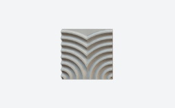 3D-плитка ARCHITECTILES Asperitas, № 1 Unos, серый, 120*120*15 мм