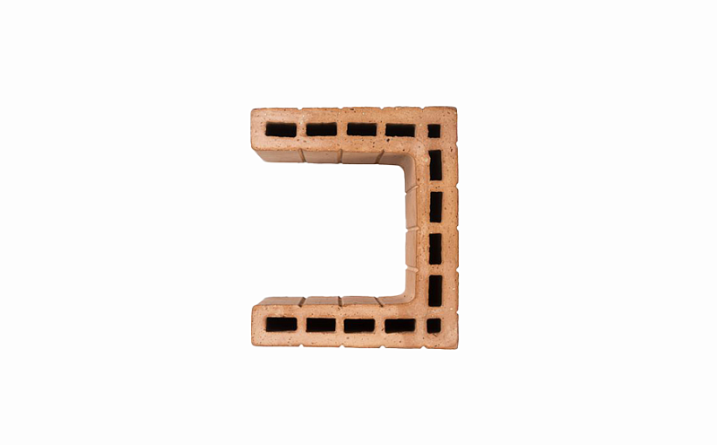 Керамический блок Kerakam U, 6 НФ, М100, 215*250*219 мм