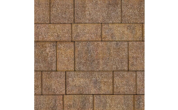 Плитка тротуарная SteinRus Инсбрук Тироль Б.4.Псм.6, Old-age, ColorMix Бромо, толщина 60 мм