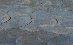 Плитка тротуарная Готика, Granite FINERRO, Плита S, Азул Бахия, 720/480*300*100 мм