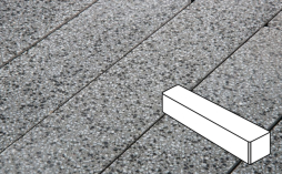 Плитка тротуарная Готика, City Granite FINO, Ригель Б.3.П.8, Белла Уайт, 360*80*80 мм