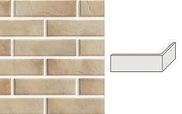 Термопанель угловая на пенополистироле (ППС) с клинкерной плиткой BestPoint Retro Brick Salt 115/236*456*50 мм