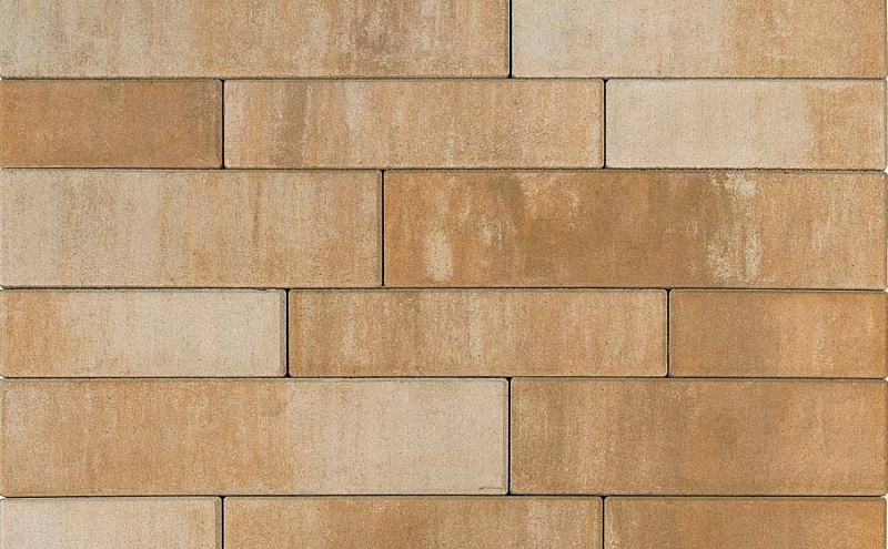 Плитка тротуарная BRAER Домино Color Mix Плато, 120/160*60 мм