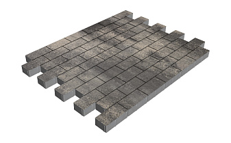 Плитка тротуарная SteinRus Прямоугольник Б.6.П.6, гладкая, Нокс, 200*100*60 мм