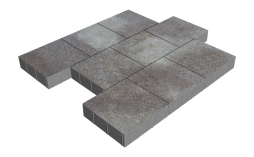 Плитка тротуарная SteinRus Валенсия Б.3.К.8, Валдай, Backwash, 300*300*80 мм