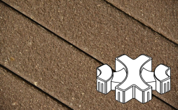 Плитка тротуарная Готика Premium Bronze, Эко-фантазия Б.3.ГР.8, №7, 300*300*80 мм