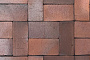 Клинкерная брусчатка Muhr №04S Rotbraun-bunt spezial, 200*100*52 мм