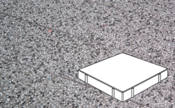 Плитка тротуарная Готика, City Granite FINERRO, Квадрат Б.5.К.8, Белла Уайт, 500*500*80 мм