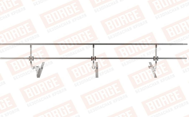 Кровельное ограждение Borge для черепичной кровли оцинкованное, 300*60 см