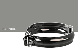 Хомут трубы KROP STAL для системы D 150/100 мм, RAL 9007