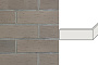 Клинкерная плитка угловая Terramatic Koro Grey, 185*71*60*14 мм