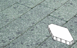 Плитка тротуарная Готика, City Granite FINERRO, Зарядье Б.6.Ш.10, Порфир, 600*400*100 мм