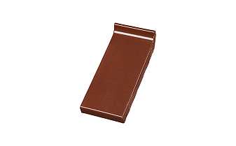 Клинкерный водоотлив Terca Light brown глазурованный, 250*105*30 мм