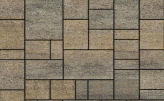 Плитка тротуарная Мюнхен Б.2.Ф.6см Искусственный камень Базальт