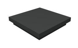 Колпак на столб Grand Line плоский 1500*425 мм 0,45 Drap TX с пленкой RAL 7016