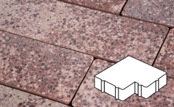 Плитка тротуарная Готика, City Granite FINO, Калипсо Б.2.Ф.6, Сансет, 200*200*60 мм
