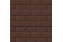 Плитка тротуарная SteinRus Прямоугольник Лайн Б.6.П.6, гладкая, коричневый, 200*100*60 мм