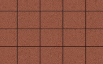 Плитка тротуарная Квадрат (ЛА-Линия) А.2.К.4 гладкий красный 200*200*40 мм