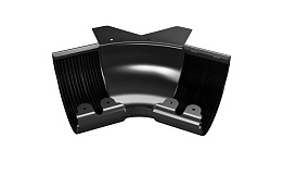 Внутренний регулируемый угол Galeco 100-165 градусов для системы STAL D 135/90 мм, RAL 7015
