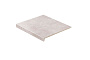 Клинкерная ступень прямоугольная рядовая Loftstufe Stroeher Zoe 971 greige 294х340х35х11 мм